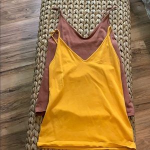 Set of 2 express v-neck camis